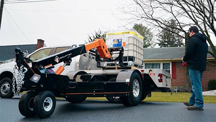 Equipter towable off-road forklift